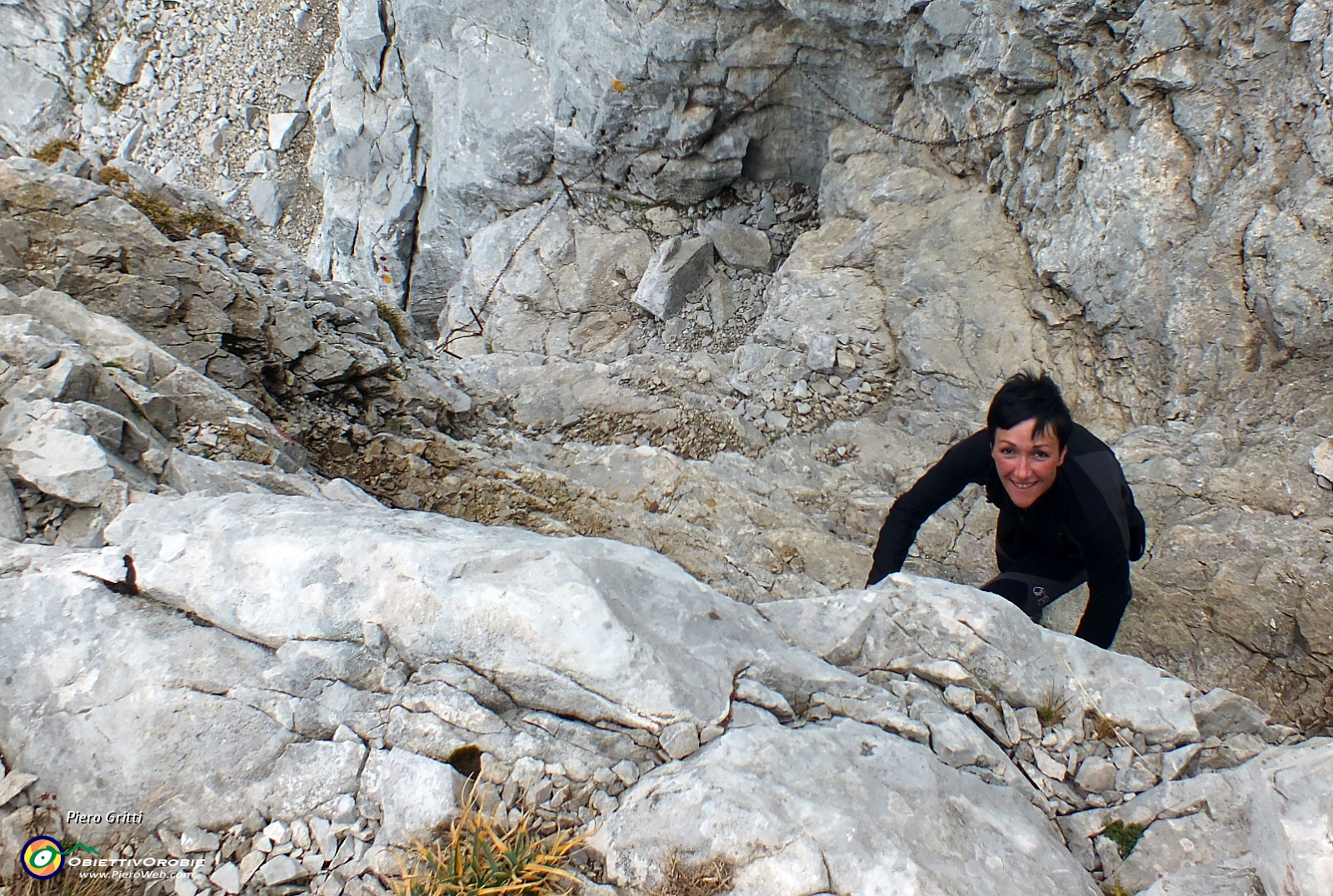 74 Patrizia, la rifugista di Capanna 2000 !.JPG